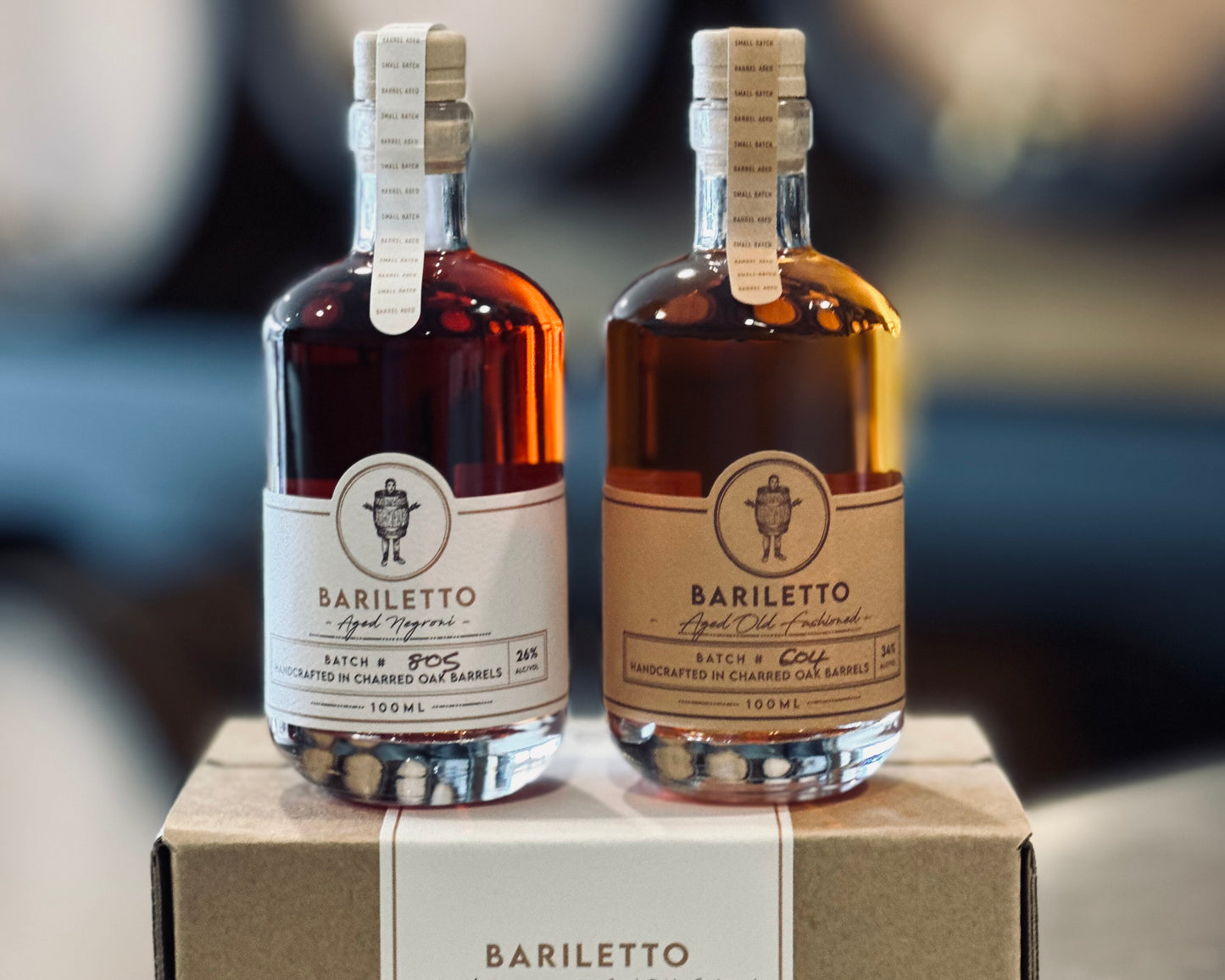 Negroni & Old Fashioned - 2 x 100ml Bottles